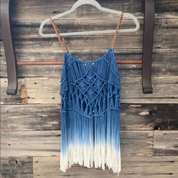 Miss Me Tops - Miss Me BoHo ombré Top